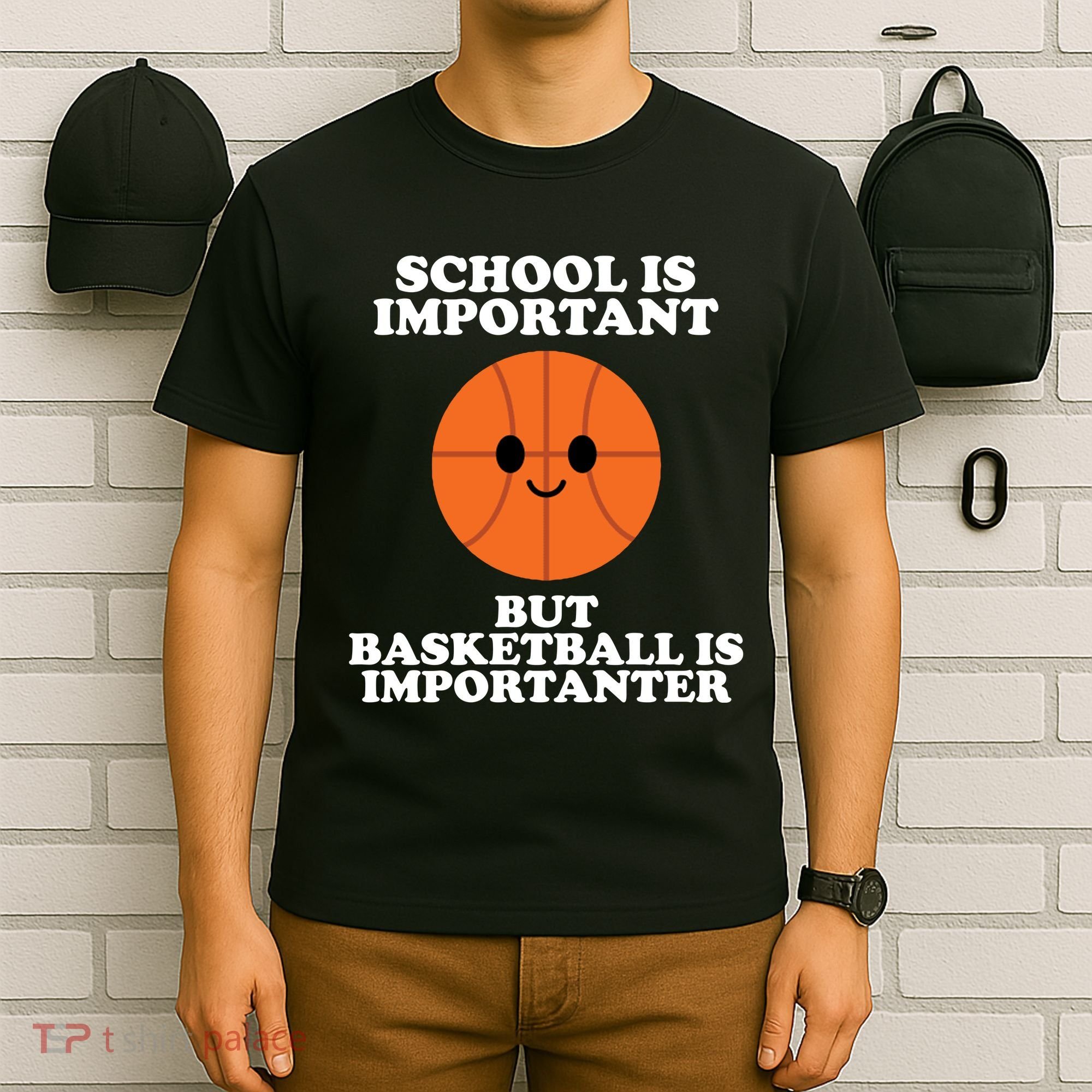 School Is Important But Basketball Is Importanter T-Shirt