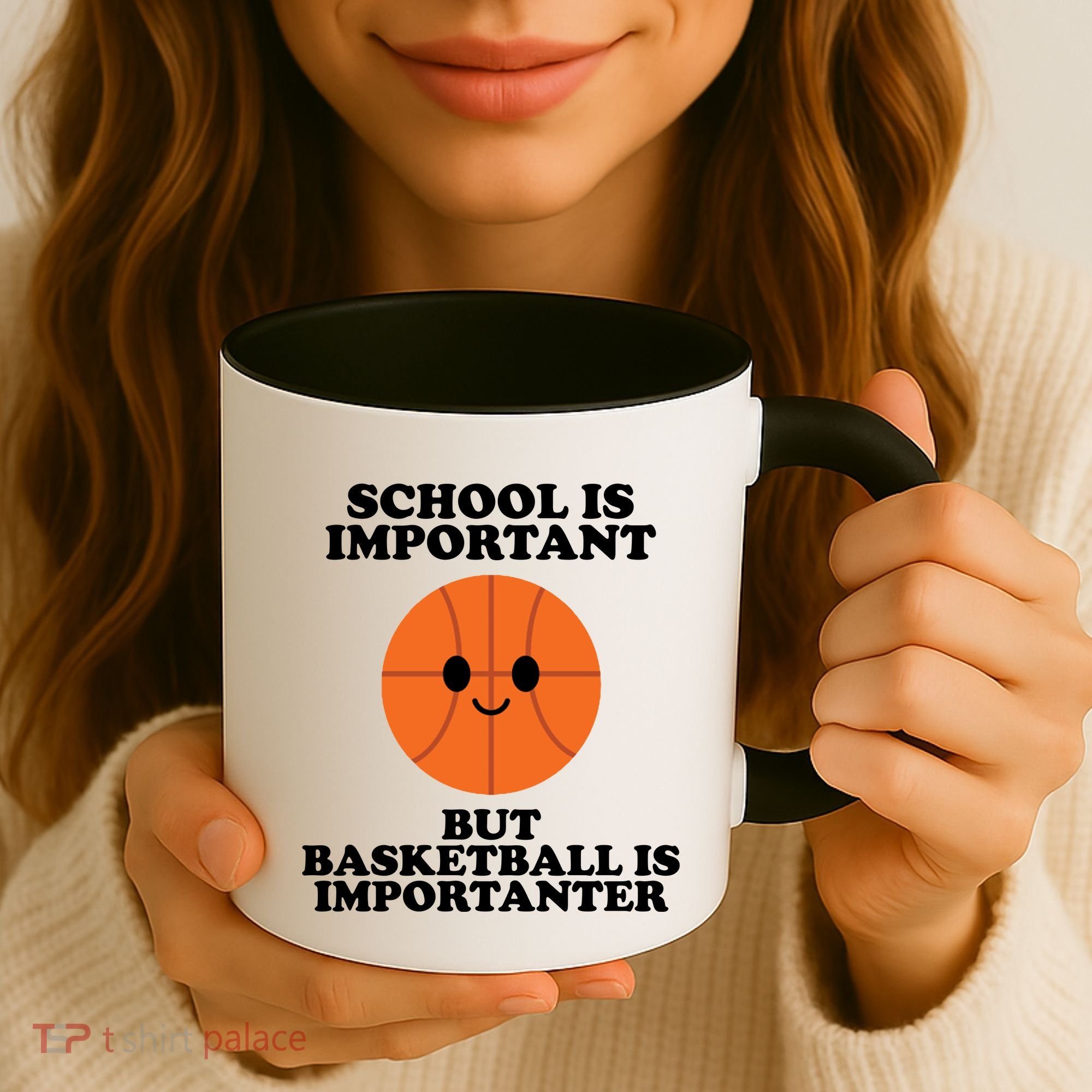 School Is Important But Basketball Is Importanter Coffee Mug