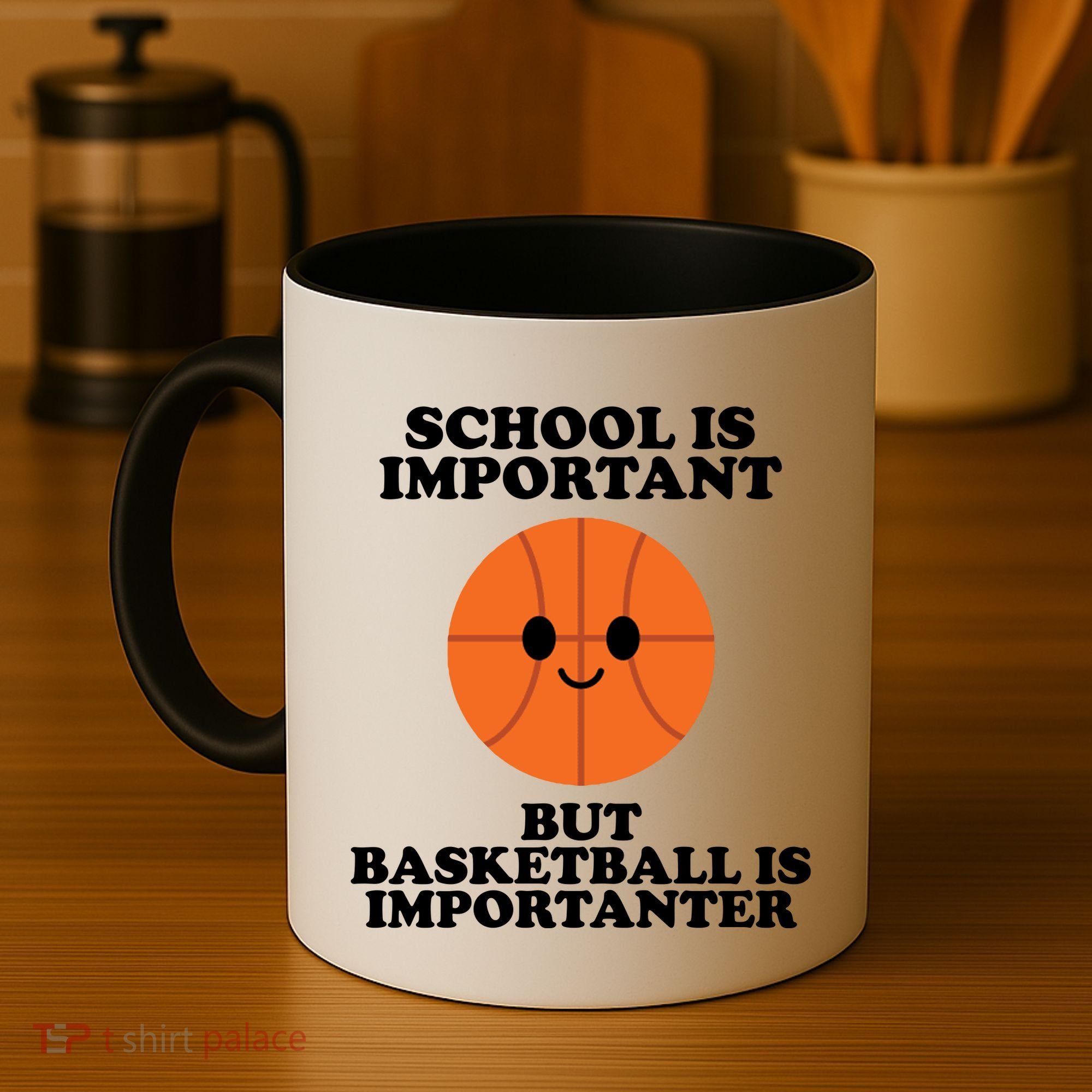 School Is Important But Basketball Is Importanter Coffee Mug