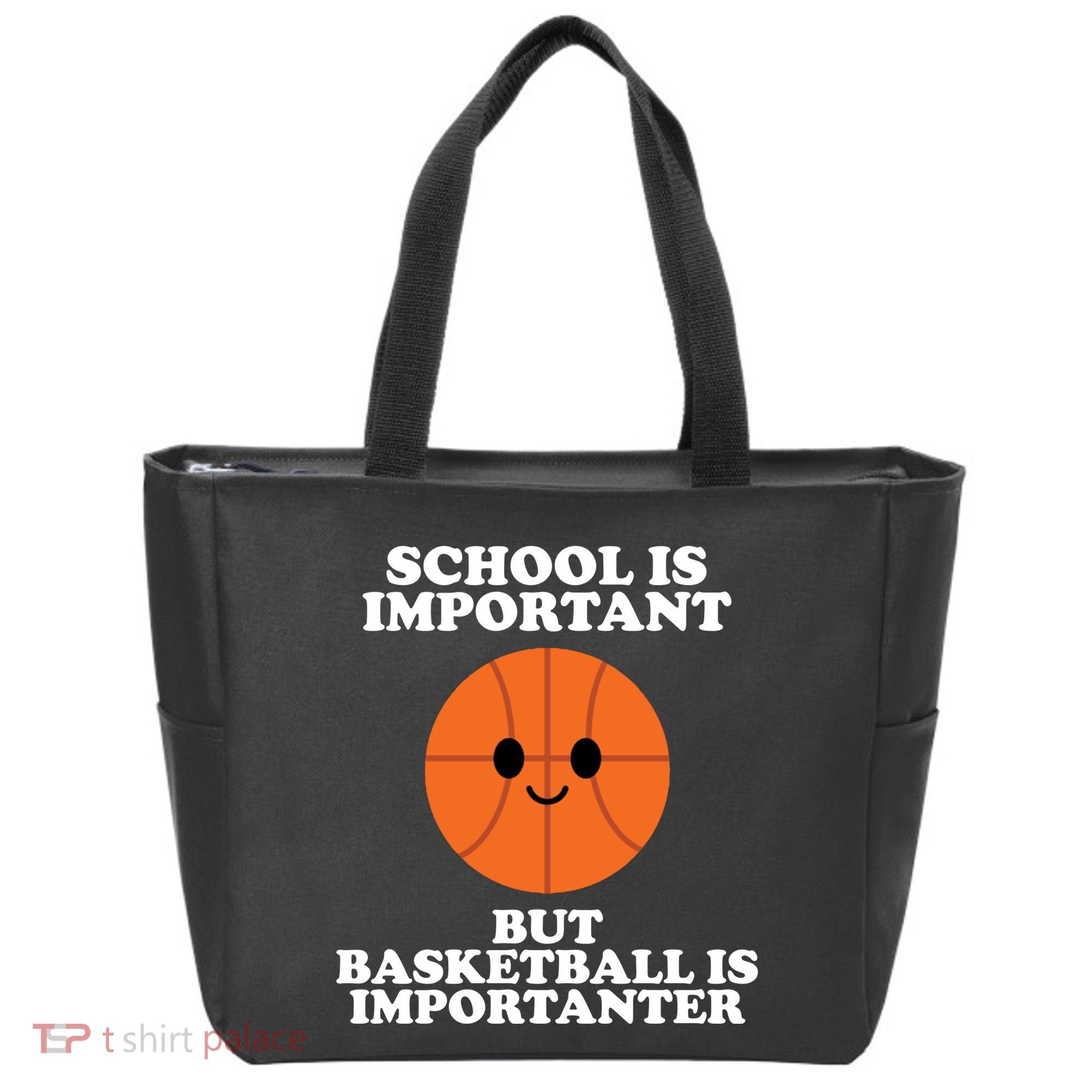 School Is Important But Basketball Is Importanter Tote Bag
