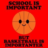 School Is Important But Basketball Is Importanter Santa Hat thumb 1