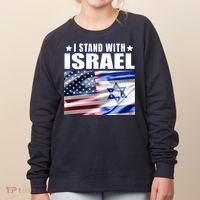 Support Israel I Stand With Israel Women's Sweatshirt thumb 0