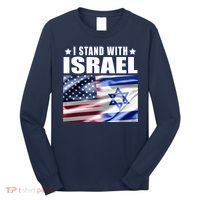 Support Israel I Stand With Israel Long Sleeve Shirt thumb 0