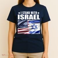 Support Israel I Stand With Israel T-Shirt thumb 4