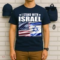 Support Israel I Stand With Israel T-Shirt thumb 6