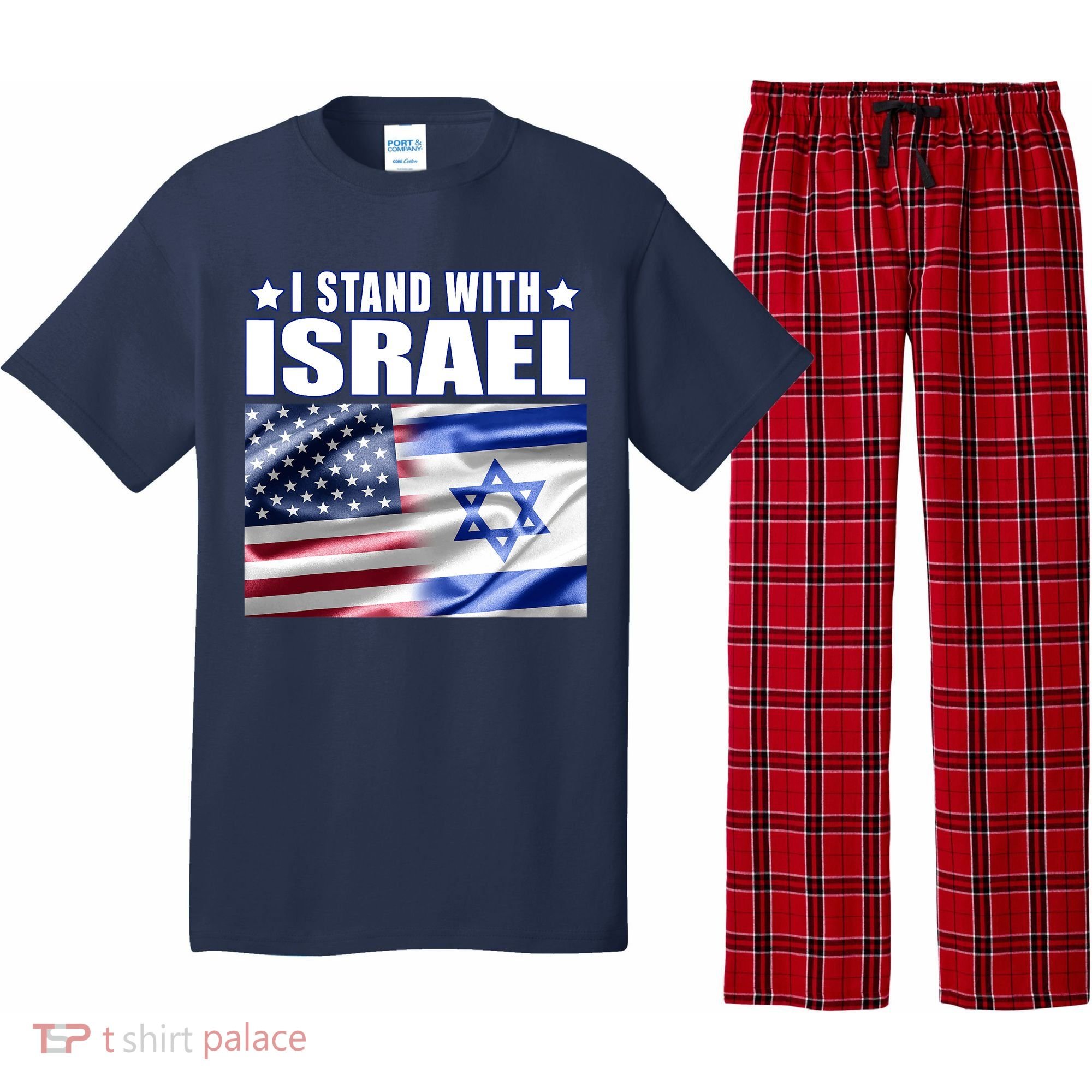 Support Israel I Stand With Israel Pajama Set