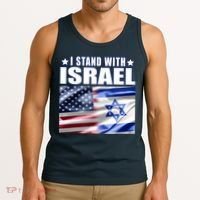 Support Israel I Stand With Israel Tank Top thumb 3