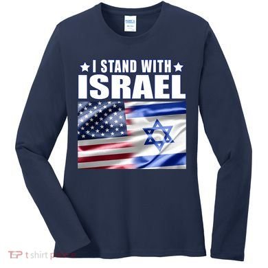 Support Israel I Stand With Israel Women's Long Sleeve Shirt