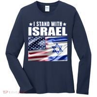 Support Israel I Stand With Israel Women's Long Sleeve Shirt thumb 0