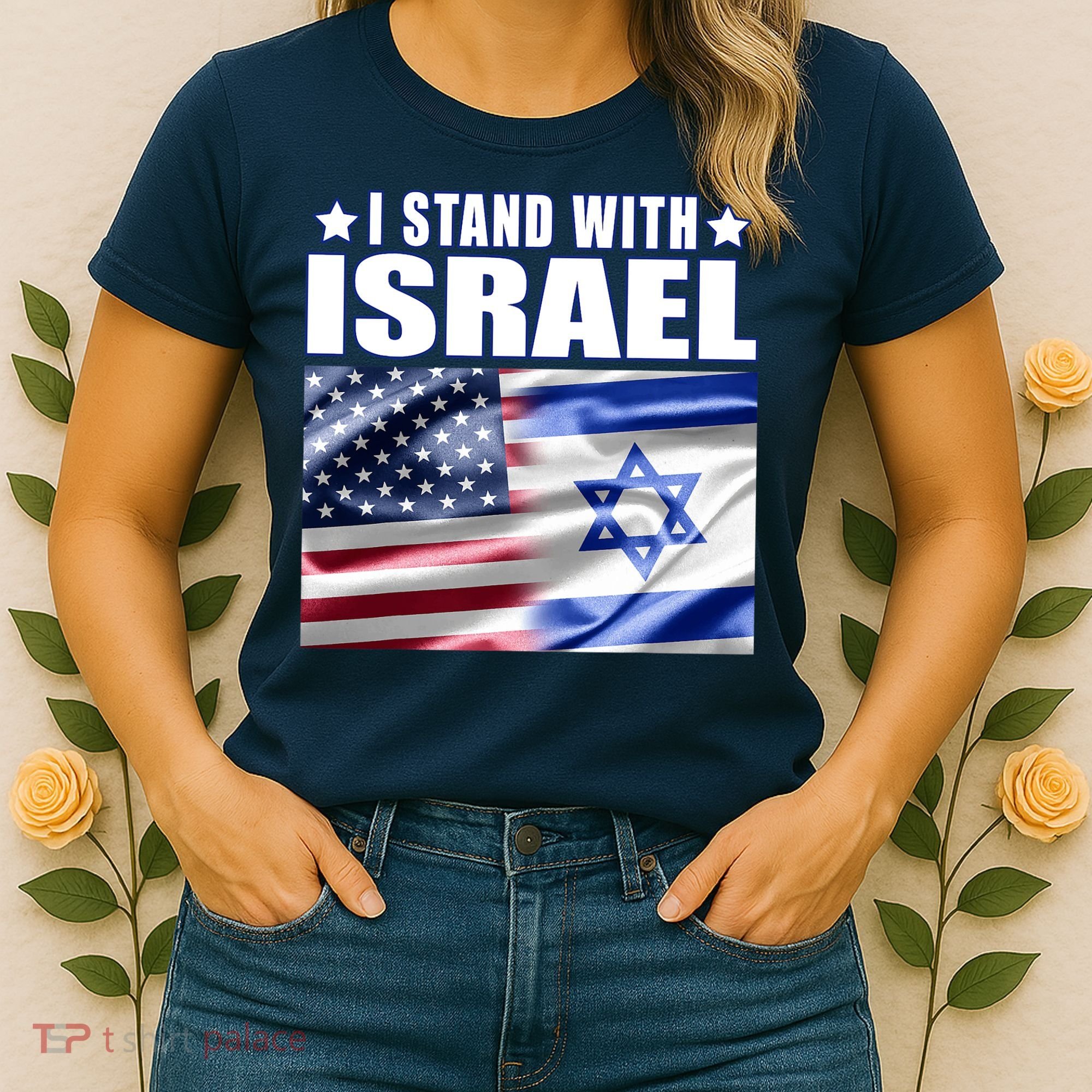 Support Israel I Stand With Israel Women's T-Shirt