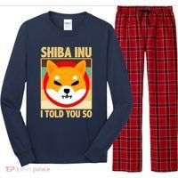 Shiba Inu I Told You So Long Sleeve Pajama Set thumb 0
