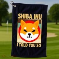 Shiba Inu I Told You So Golf Towel thumb 1