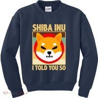 Shiba Inu I Told You So Kids Sweatshirt thumb 0