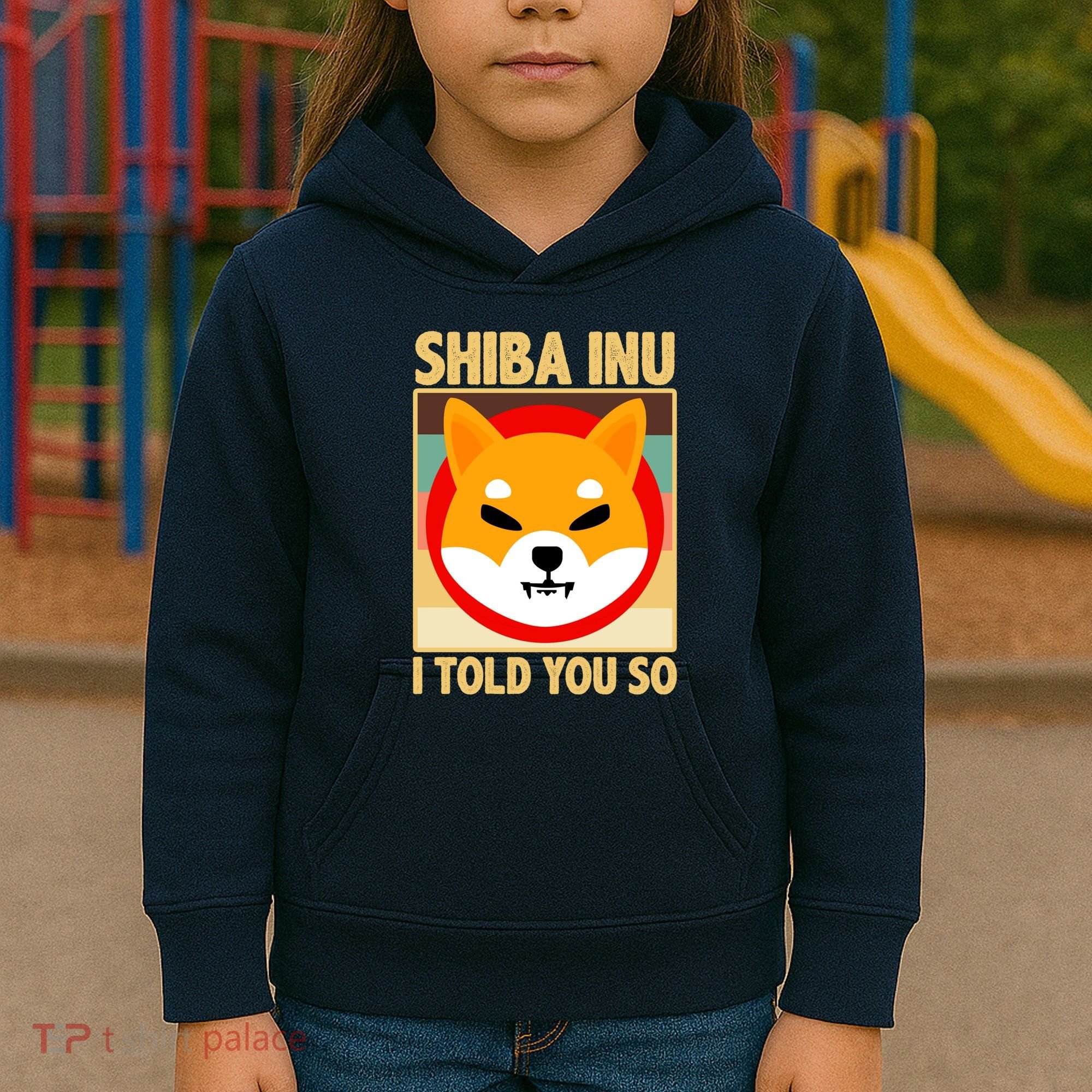 Shiba Inu I Told You So Kids Hoodie
