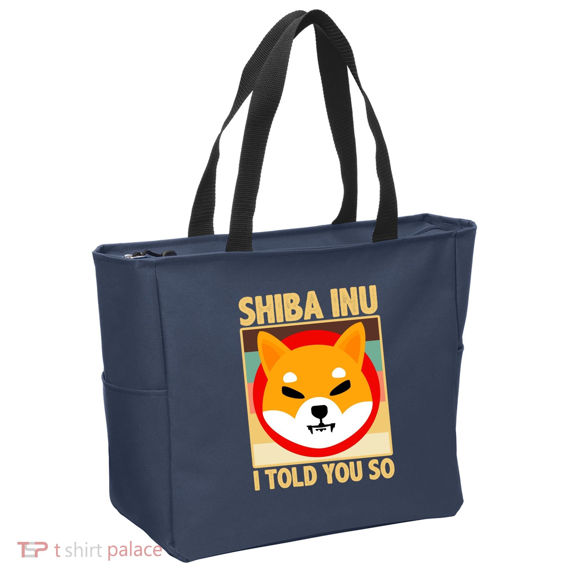 Shiba Inu I Told You So Tote Bag