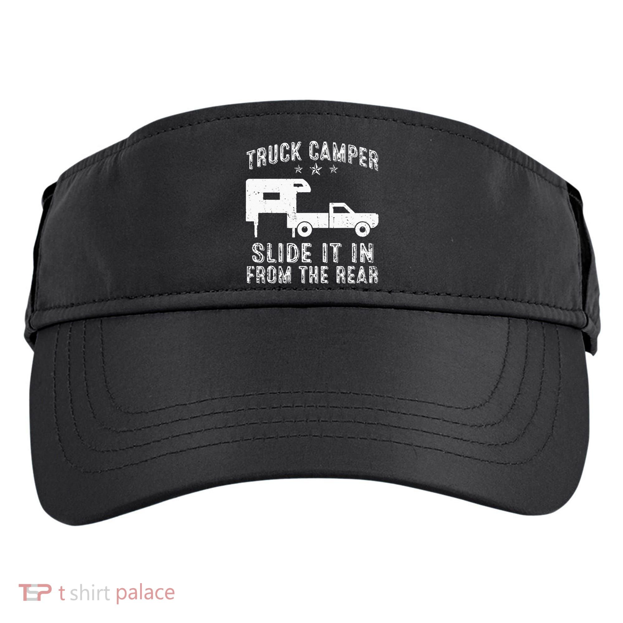 Slide It In From The Rear SlideIn Cabover Truck Camper Adult Drive Performance Visor
