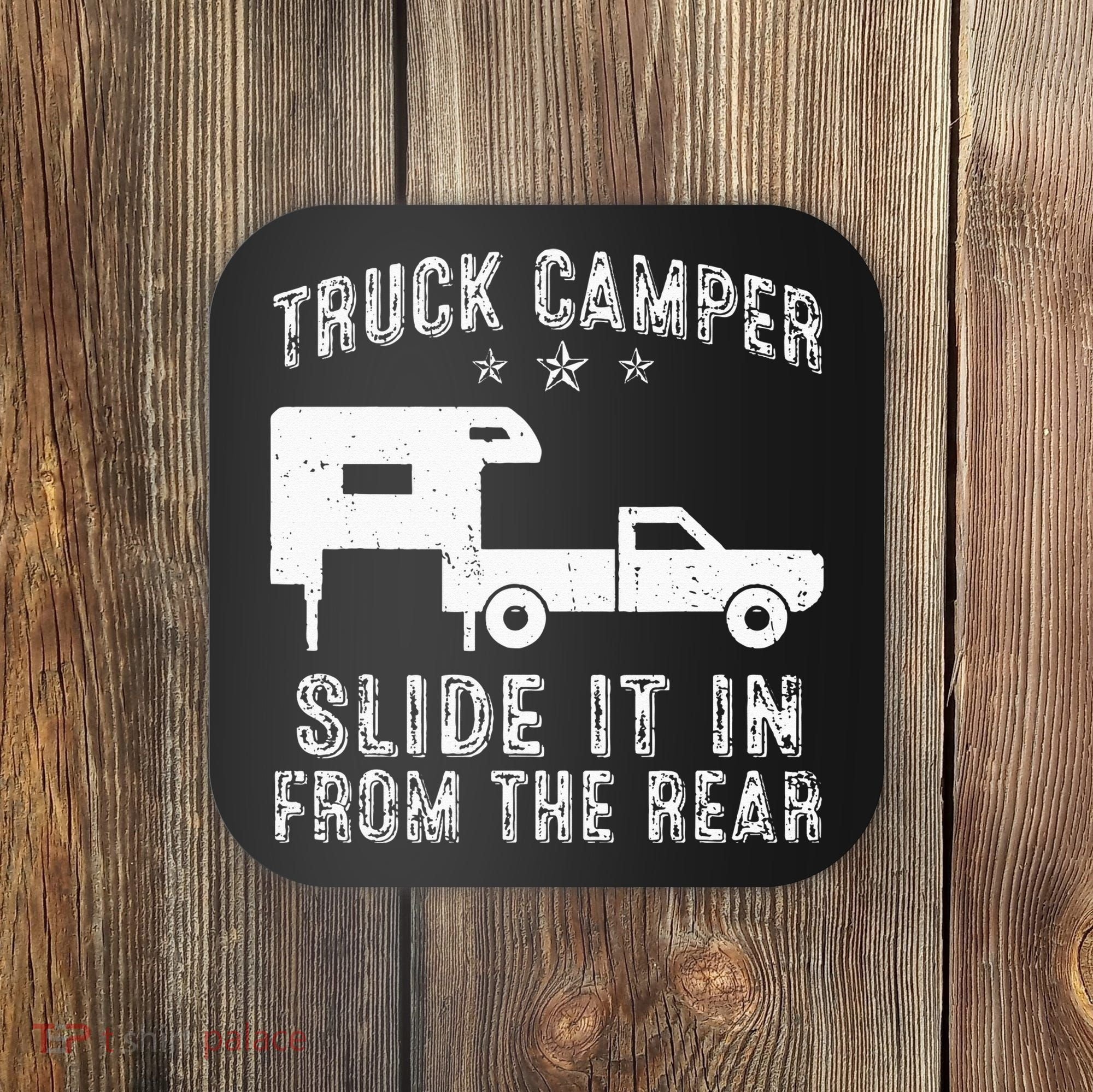 Slide It In From The Rear SlideIn Cabover Truck Camper Coaster
