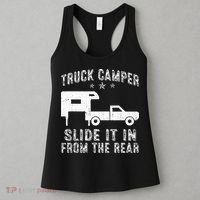 Slide It In From The Rear SlideIn Cabover Truck Camper Women's Tank Top thumb 3