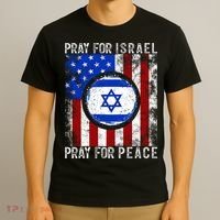 Support Israel I Stand With Israel Pray For Israel Flag T-Shirt thumb 3
