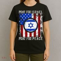 Support Israel I Stand With Israel Pray For Israel Flag T-Shirt thumb 4