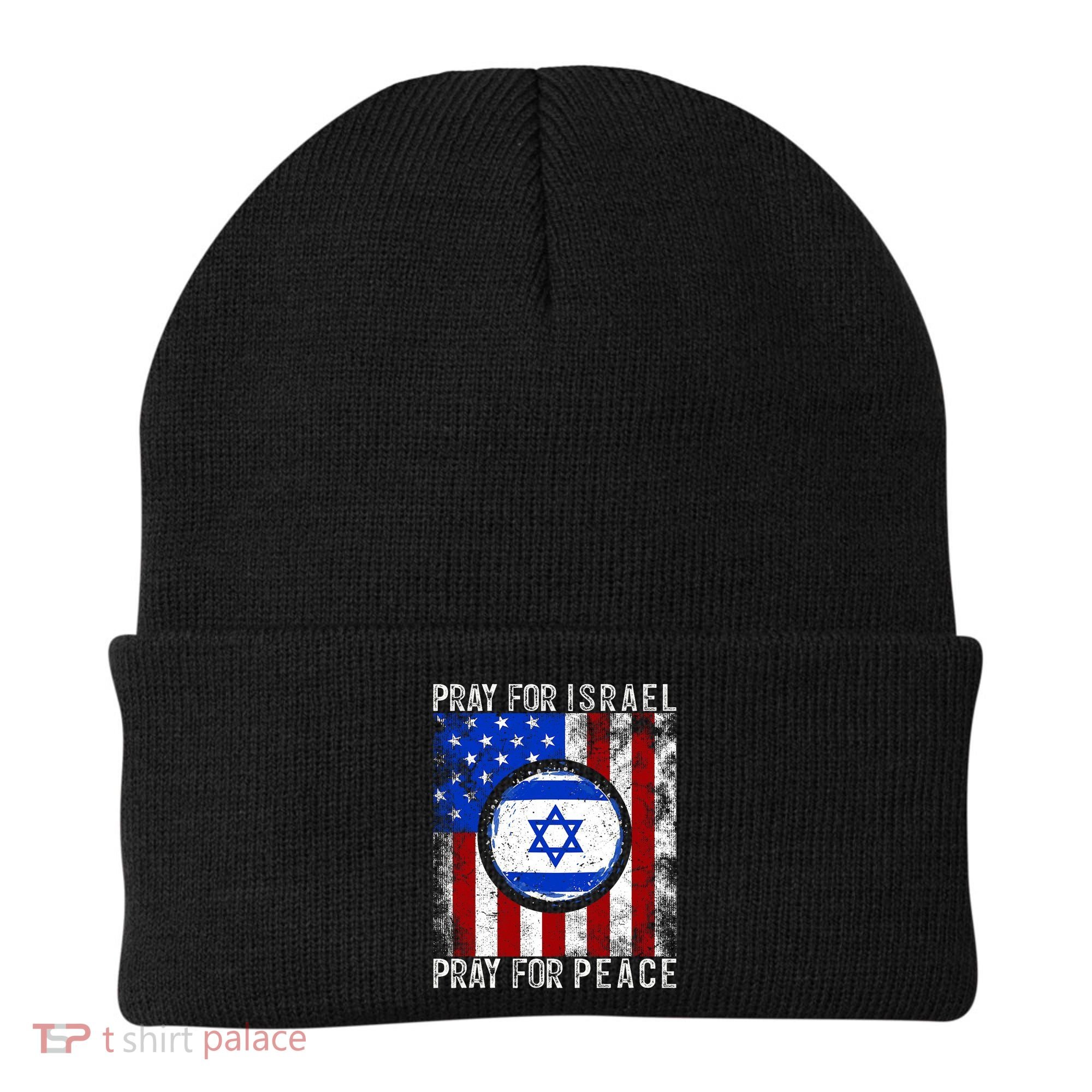 Support Israel I Stand With Israel Pray For Israel Flag Beanie