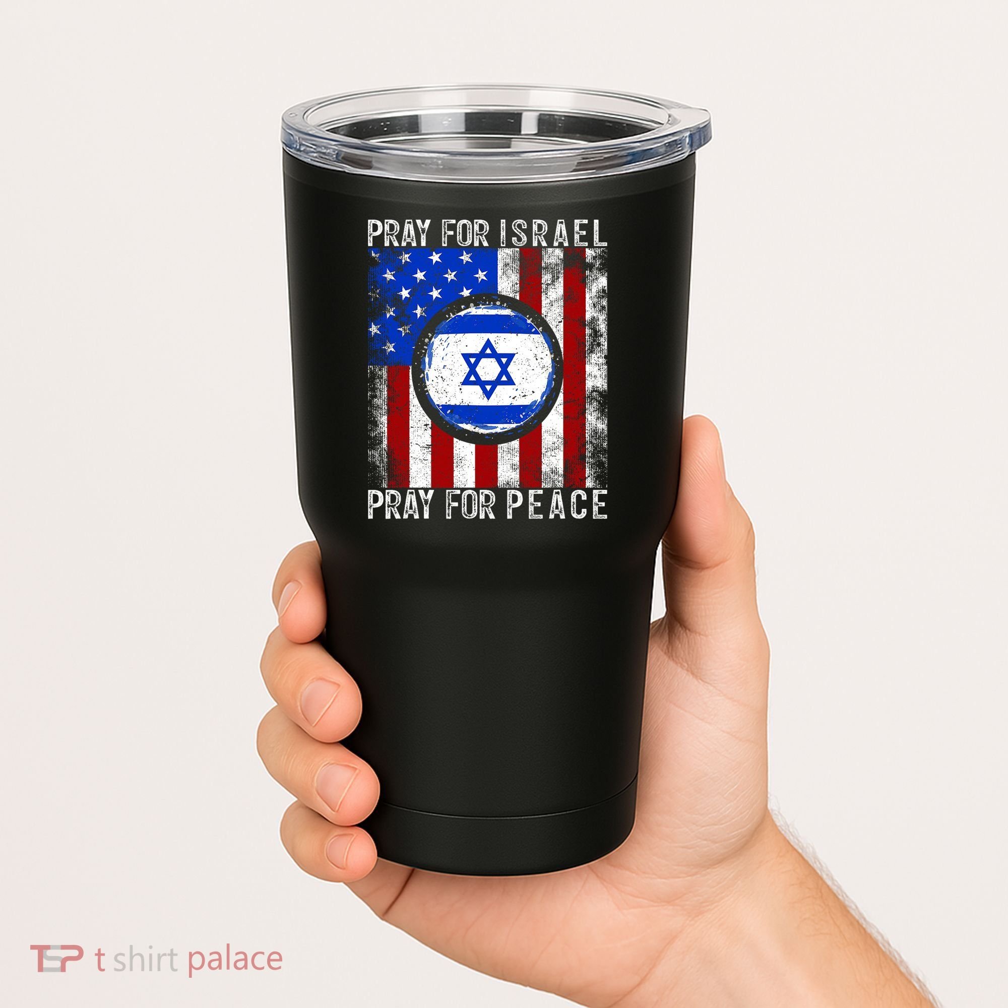 Support Israel I Stand With Israel Pray For Israel Flag Tumbler