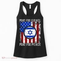 Support Israel I Stand With Israel Pray For Israel Flag Women's Tank Top thumb 0