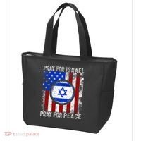 Support Israel I Stand With Israel Pray For Israel Flag Tote Bag thumb 3