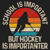 School Is Important But Hockey Is Importanter Funny Gist Tumbler thumb 3
