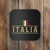 Soccer Italia Italian Flag Italy Coaster thumb 0