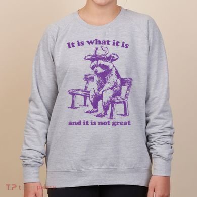 Slippywild It Is What It Is And It Is Not Great Women's Sweatshirt
