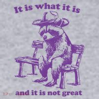 Slippywild It Is What It Is And It Is Not Great Women's Sweatshirt thumb 2