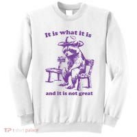 Slippywild It Is What It Is And It Is Not Great Sweatshirt thumb 0
