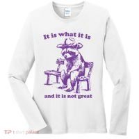 Slippywild It Is What It Is And It Is Not Great Women's Long Sleeve Shirt thumb 0