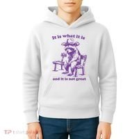Slippywild It Is What It Is And It Is Not Great Kids Hoodie thumb 4