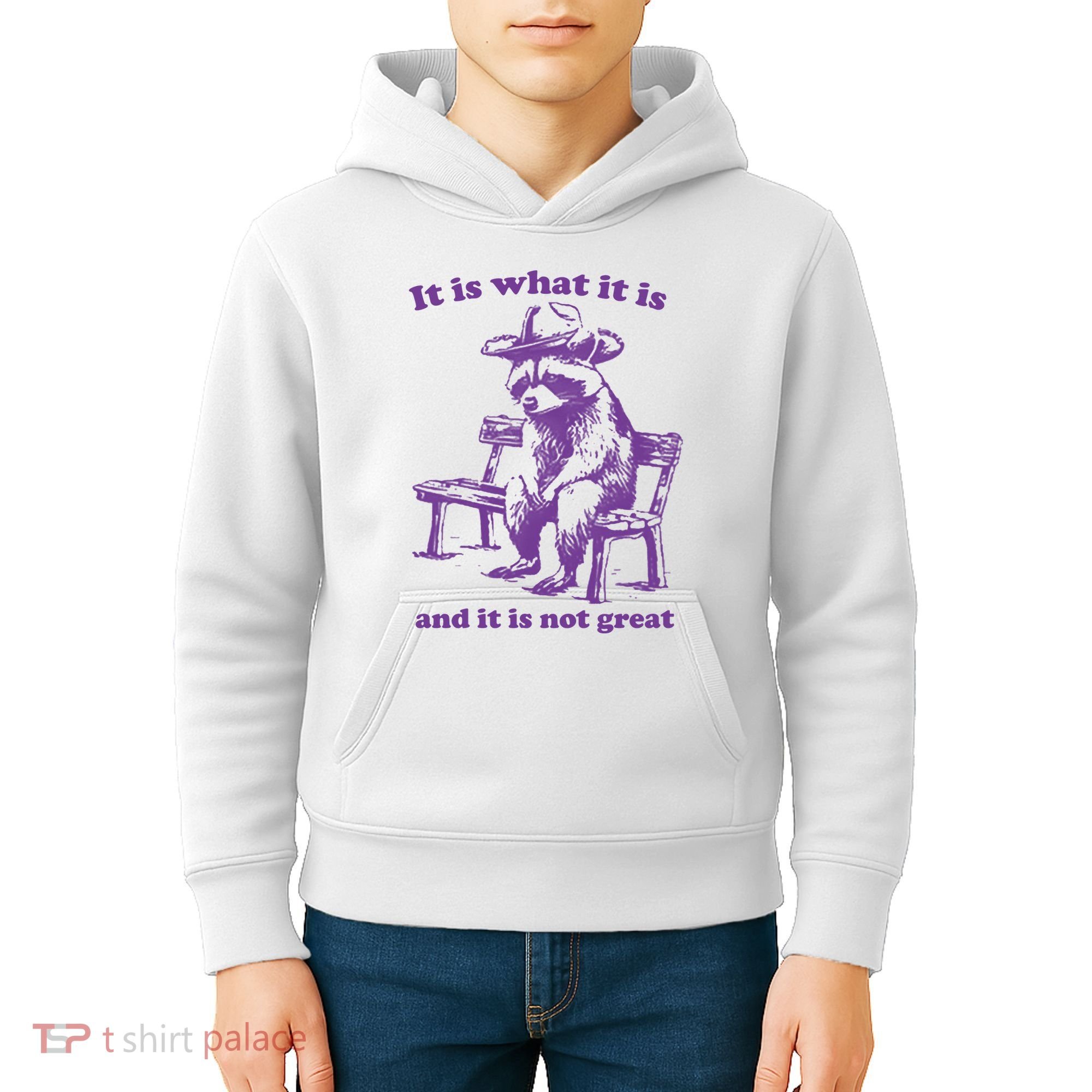 Slippywild It Is What It Is And It Is Not Great Kids Hoodie