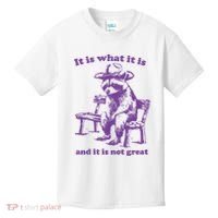 Slippywild It Is What It Is And It Is Not Great Kids T-Shirt thumb 0