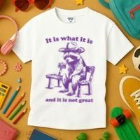 Slippywild It Is What It Is And It Is Not Great Kids T-Shirt thumb 3