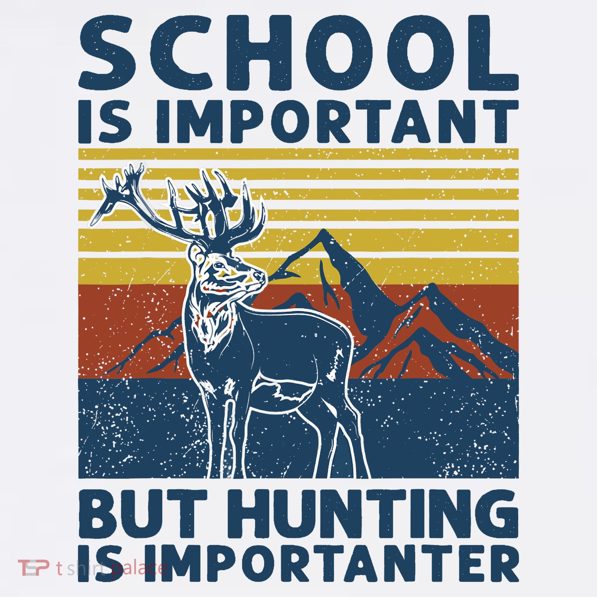 School Is Important But Hunting Is Importanter Deer Hunting Women's Tank Top