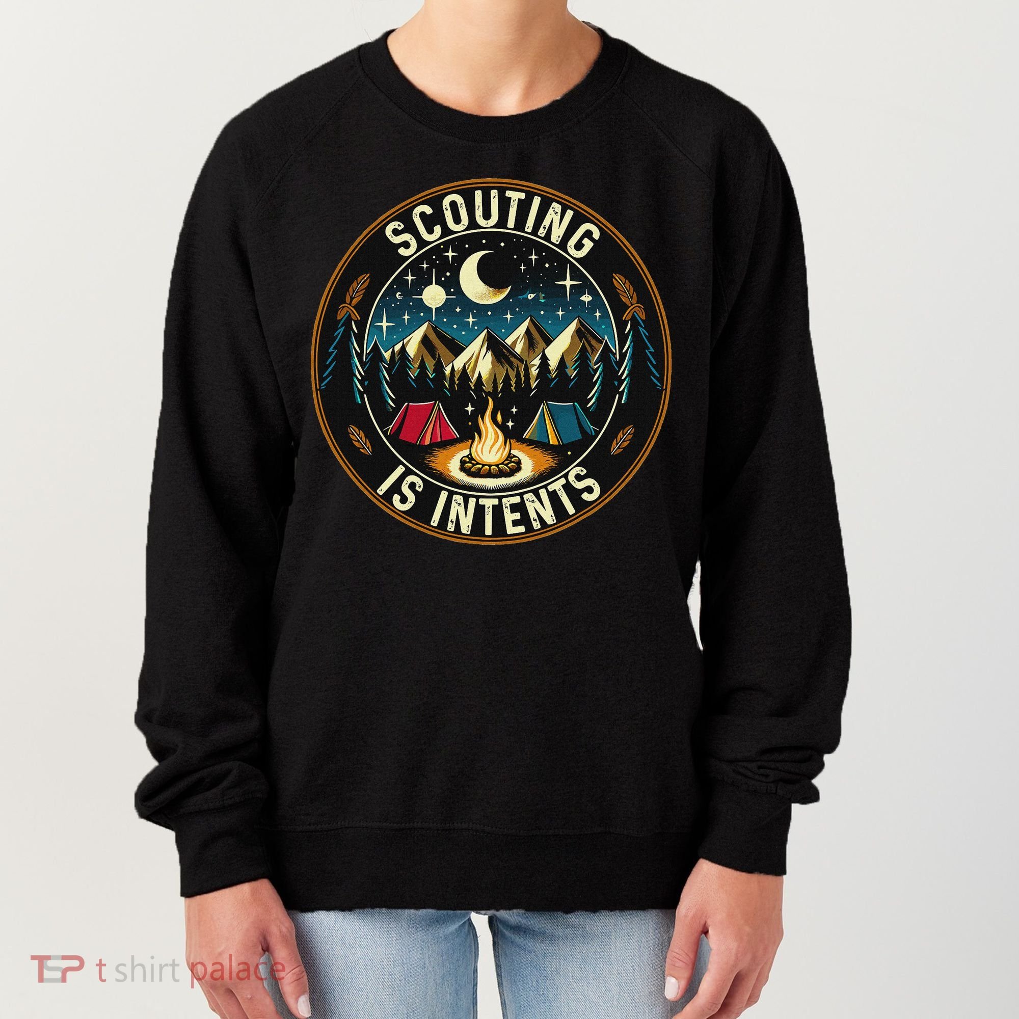 Scouting Is Intents Scout Camper Camping Women's Sweatshirt