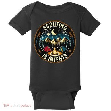 Scouting Is Intents Scout Camper Camping Baby Bodysuit