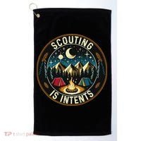 Scouting Is Intents Scout Camper Camping Golf Towel thumb 0
