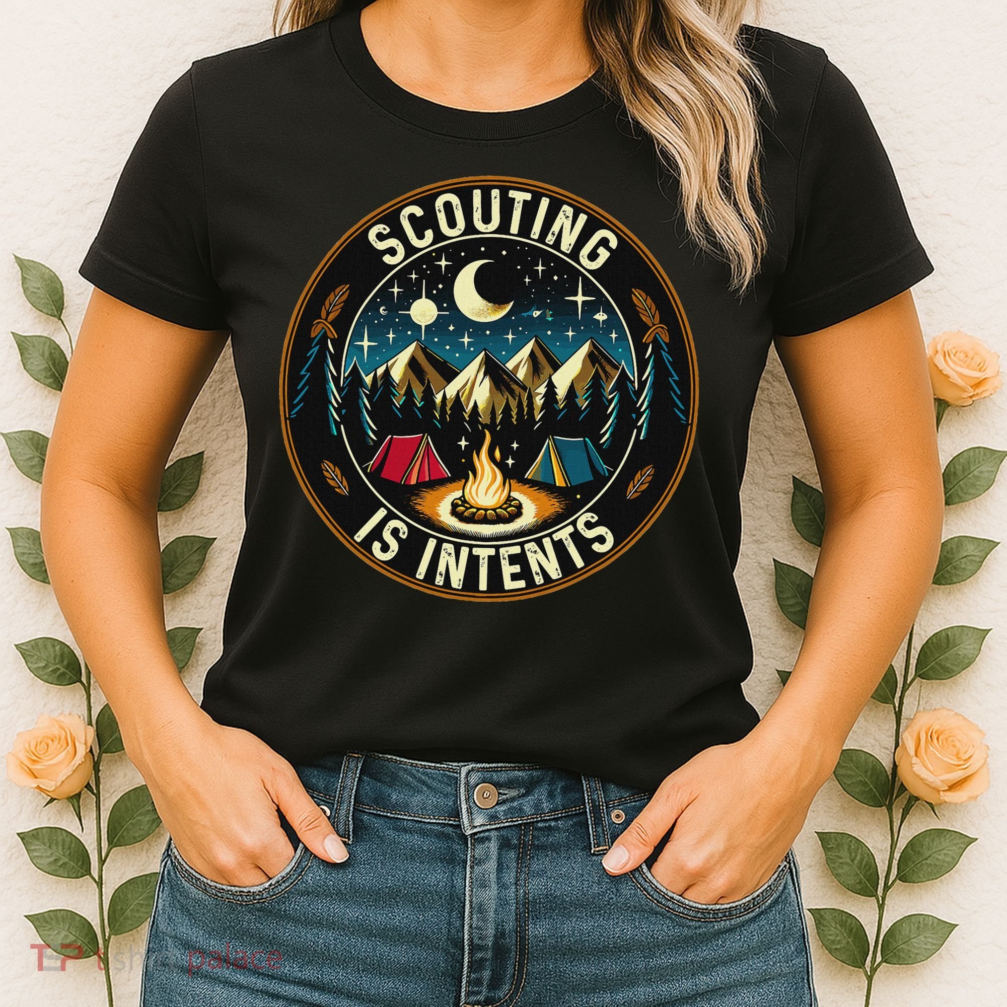 Scouting Is Intents Scout Camper Camping Women's T-Shirt