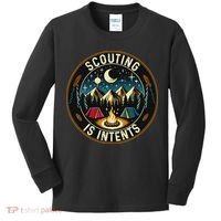 Scouting Is Intents Scout Camper Camping Kids Long Sleeve Shirt thumb 0