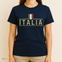 Soccer Italia Italian Flag Italy T-Shirt thumb 4