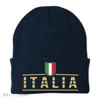 Soccer Italia Italian Flag Italy Beanie thumb 0