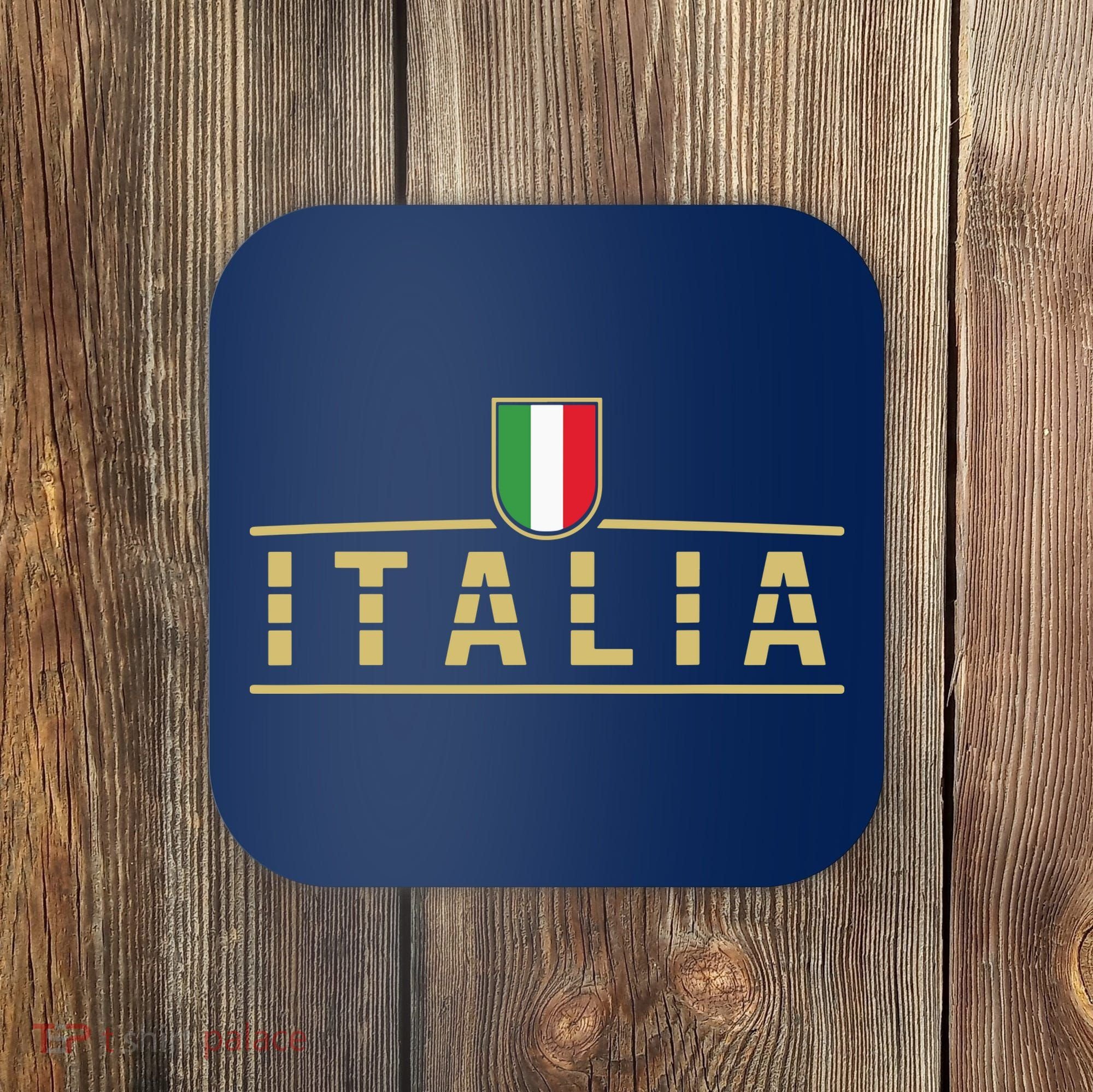 Soccer Italia Italian Flag Italy Coaster