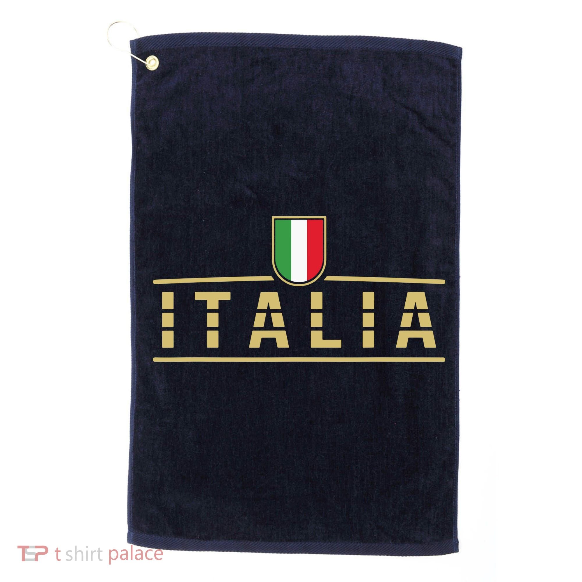 Soccer Italia Italian Flag Italy Golf Towel