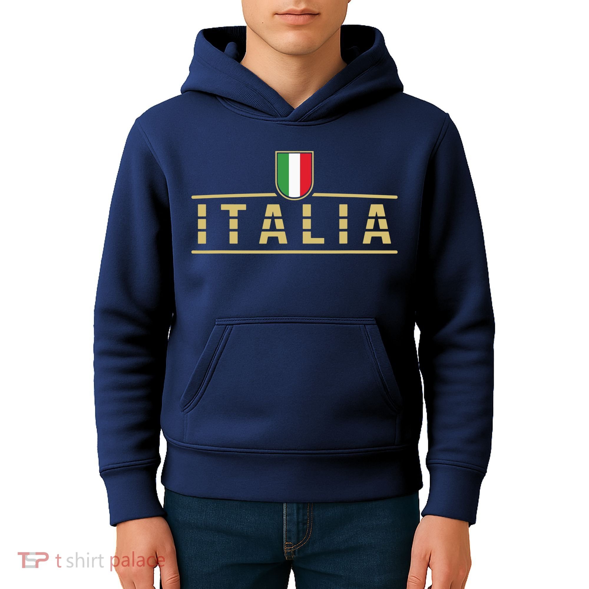 Soccer Italia Italian Flag Italy Kids Hoodie