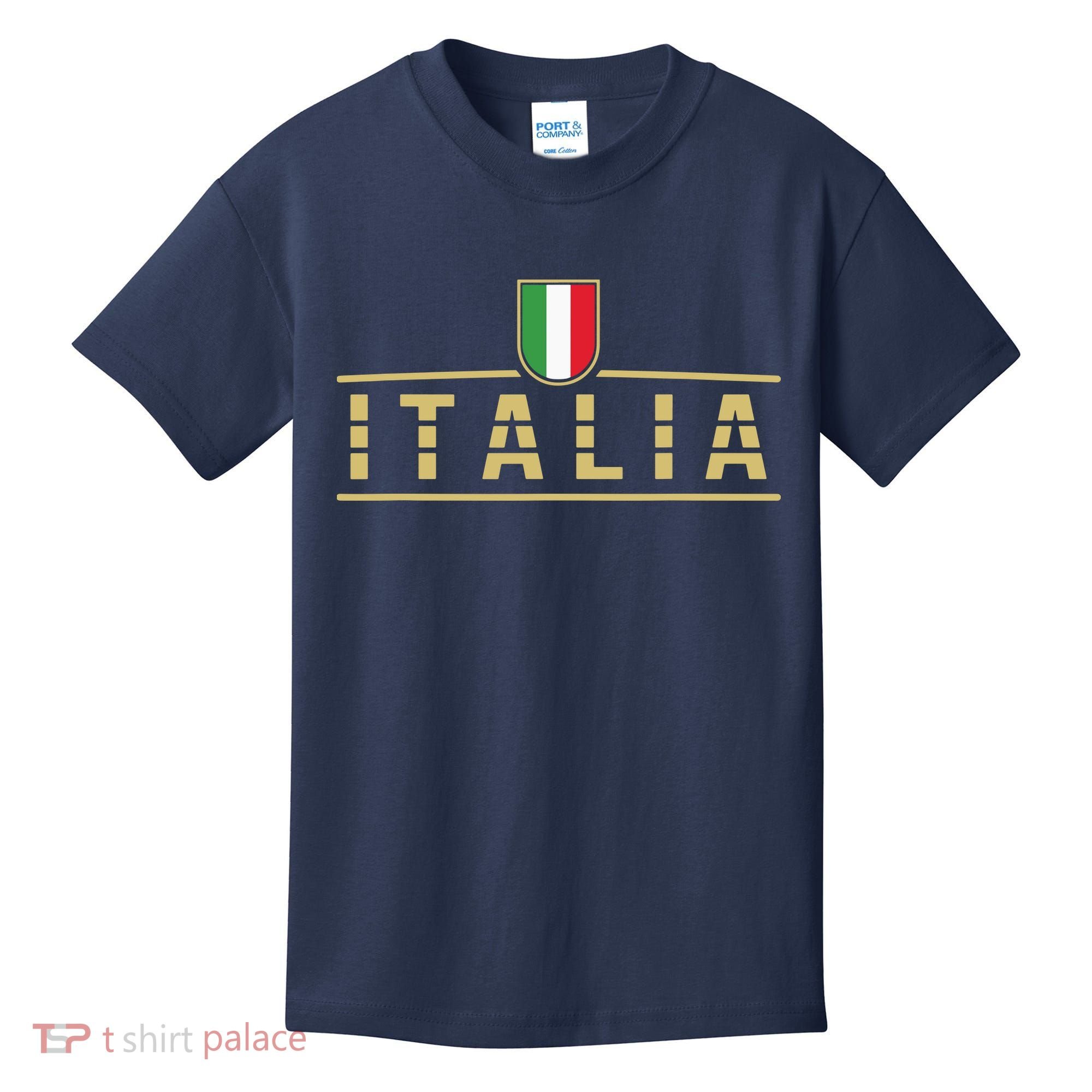 Soccer Italia Italian Flag Italy Kids T-Shirt